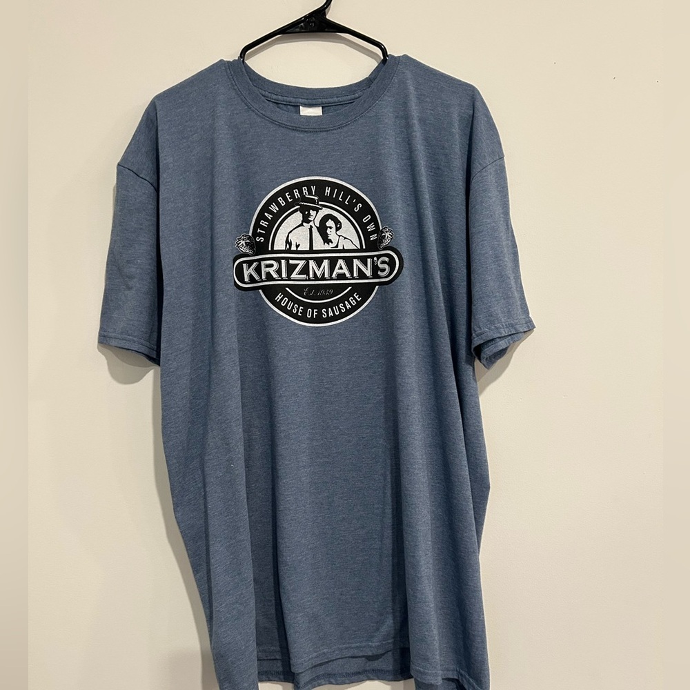 Krizman’s House of Sausage Est 1939 2XL Blue T-shirt